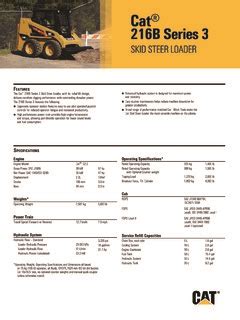 2010 caterpillar 2163b skid steer|cat 216b spec sheet.